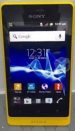 Sony Xperia Go ST27a Telcel AMARILLO