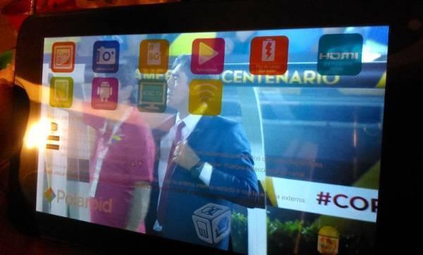 Tv tablet digital polaroid 1gb ram 8 mem int hdmi