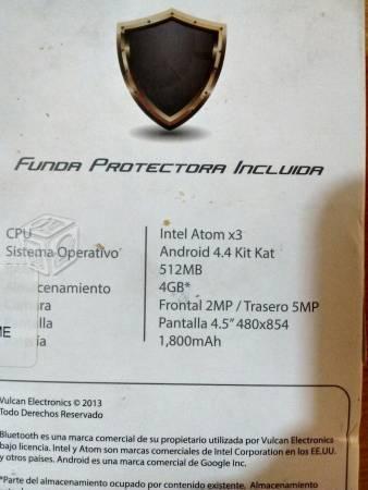 Celular Vulcan posible cambio por tablet