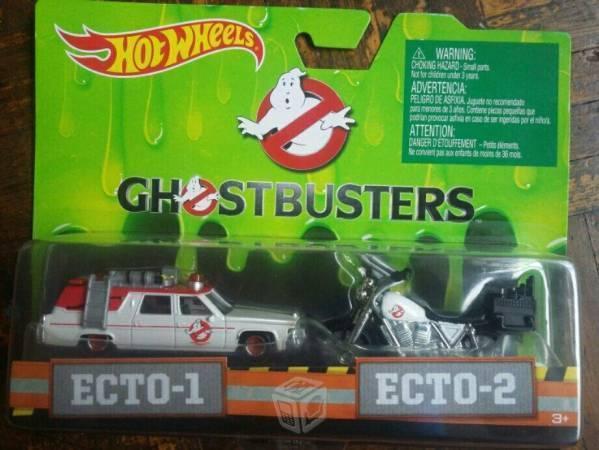 Set Hot Wheels Ecto-1 y Ecto-2 Ghostbusters 2016