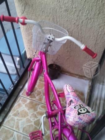 Bicicleta rosa para nina