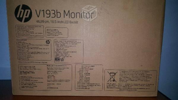 Monitor LED HP 18.5 pulgadas V193B nuevo