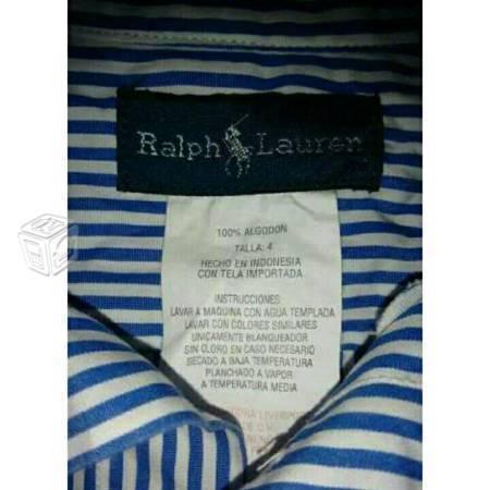 Polo Ralph Lauren Camisa Manga Larga Original