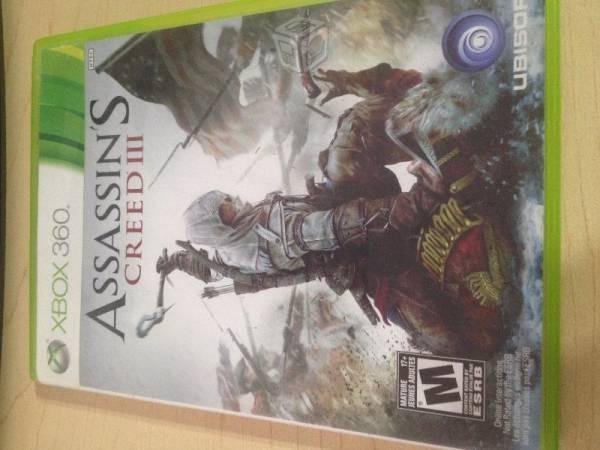 Assassins Creed III para XBOX 360 dos discos