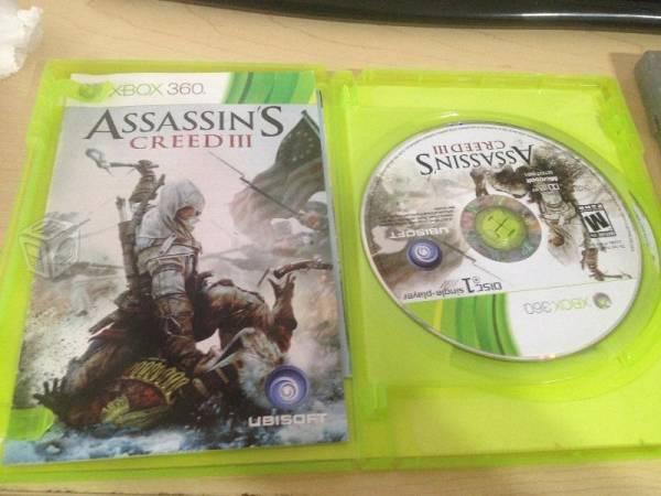 Assassins Creed III para XBOX 360 dos discos