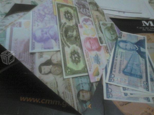 5 billetes juarez con carpeta oficial banxico