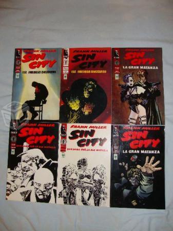 6 Tomos del Comic SIN CITY de Frank Miller