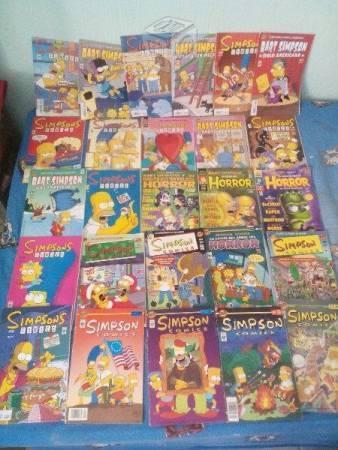 Coleccion de comics de los simpson