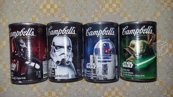 4 sopas de star wars de coleccion