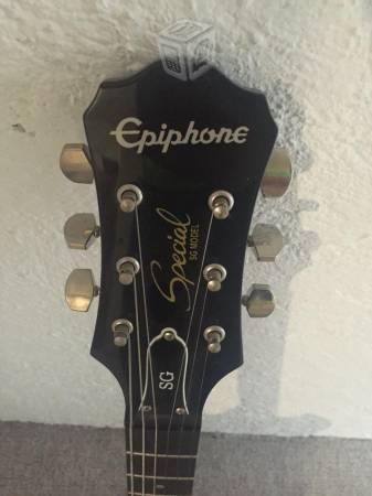 Guitarra epiphone sg special con portafolio