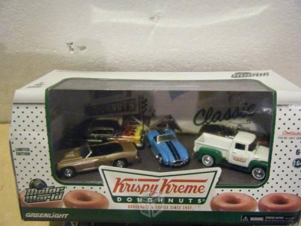 Set de autos de krispy kreme Greenlight