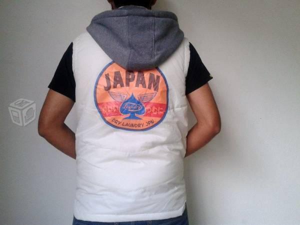 Chaleco con gorro: dry laundry japan. nuevo