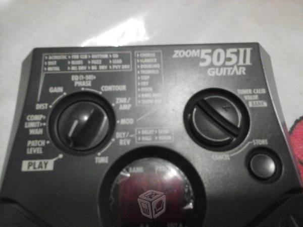 Procesador de efectos Zoom 505ii guitarra