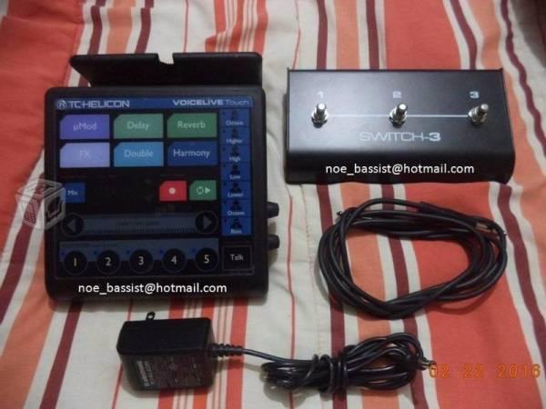 Tc Helicon Voicelive Touch+Pedal 3 Switch regalado