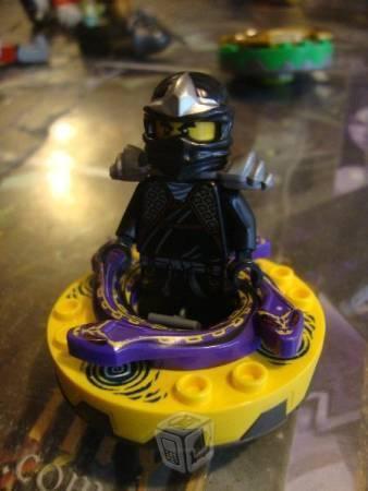 Lego Ninjago Ninja Negro con Trompo