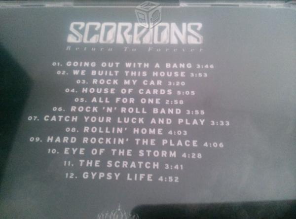 SCORPIONS nuevo CD