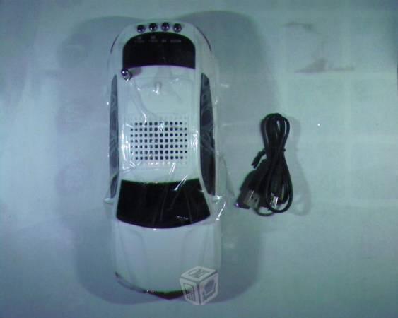 Mp3 radio bocina portatil con diseño de auto bmw x