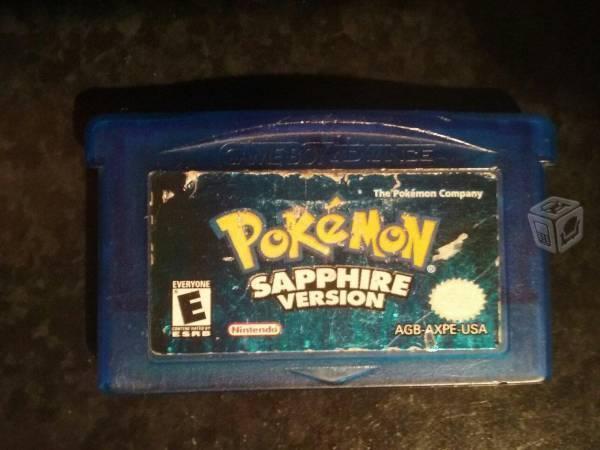 Pokémon Sapphire Versión (Zafiro GameBoy Advance)