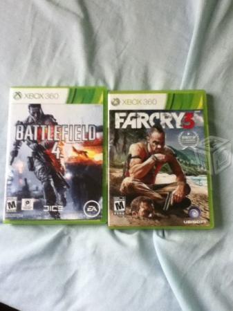 Venta de Far Cry 3 y Battlefield 4 para Xbox 360