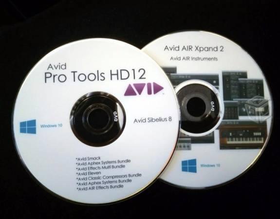 Pro Tools 12HD Sibelius 8 Avid plugins OEM Windows