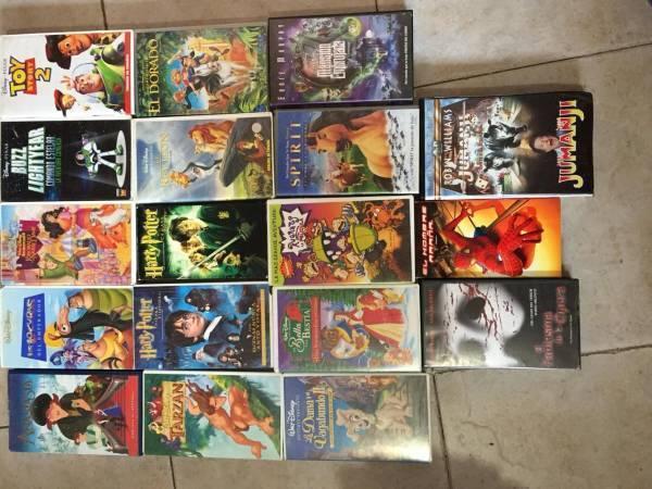 Lote de películas en VHS originales