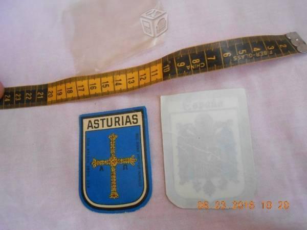 Calcomanias escudo de Asturias y España