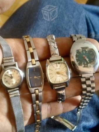 Lote de relojes de cuerda para dama