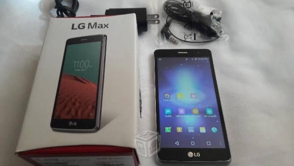 Lg Max, X165, dorado, impecable, libre, caja y acc