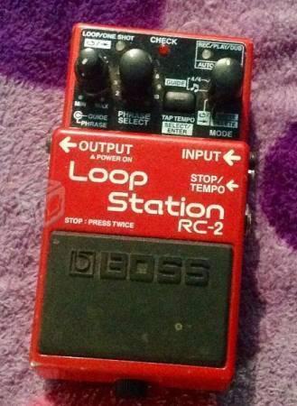 Pedal de guitarra loop station boss RC-2