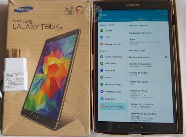 Galaxy Tab S 8.4, Dorada, estetica de 9.5, en caja