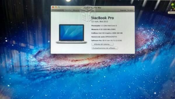 Macbook pro i5