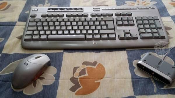Hp teclado y mouse laser INALAMBRICO V/C