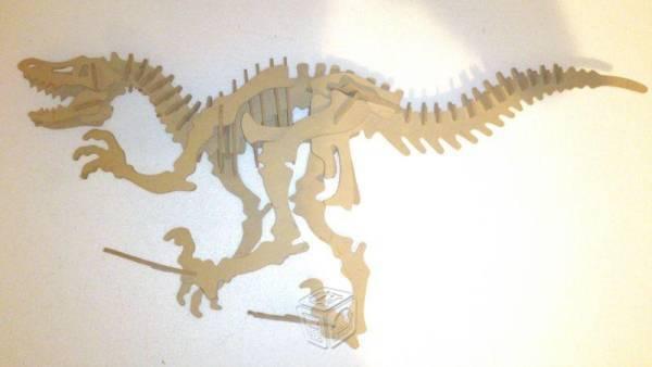 Velociraptor- Esqueleto-Rompecabezas