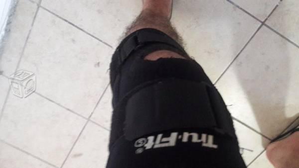 Bota ortopédica e inmovilizador de rodilla