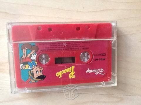Audio Cassette Canciones de Pinocho Disney