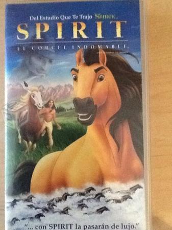 Película VHS original Spirit el corcel indomable