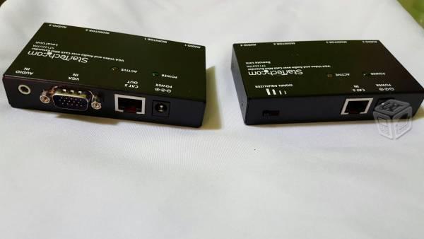Extensor de Video VGA y Audio por Cable Cat5 UTP