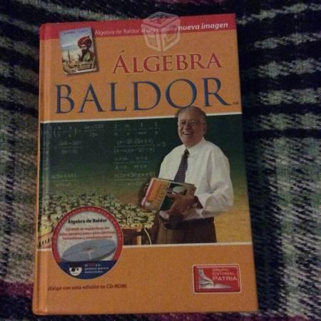 Libro álgebra de Baldor pasta dura