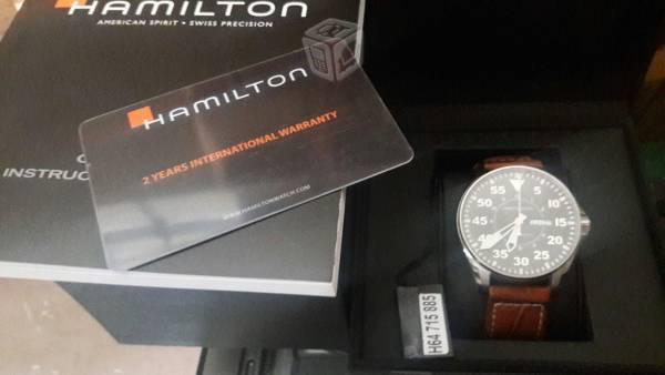 Reloj Hamilton automático suizo 46mm