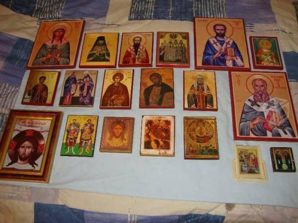 18 Iconos modernos de Santos Católicos de Oriente