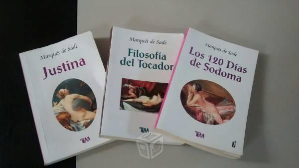 Libros del Marqué sade