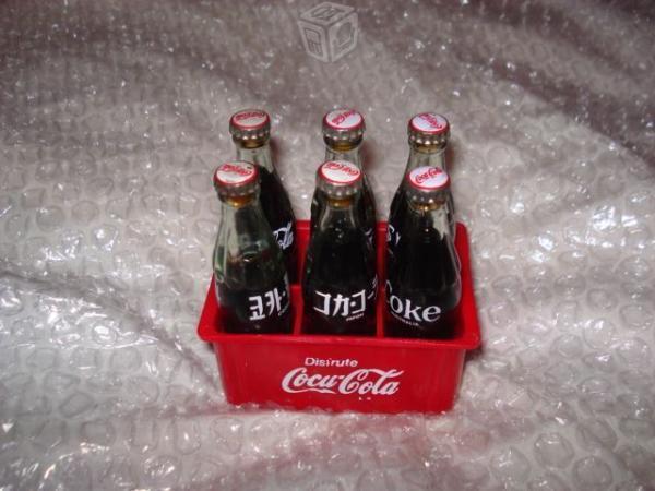 Mini Coca Cola de Vidrio Vintage