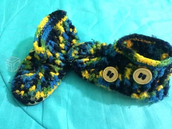 Pantuflitas con estambre