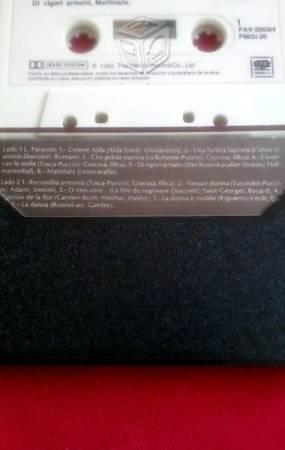 Cassette Antiguo Luciano Pavarotti Ariias de Grand
