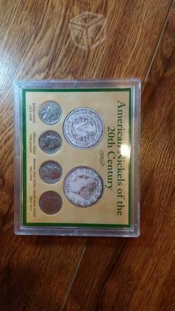 Monedas de 5 centavos de siglo 20