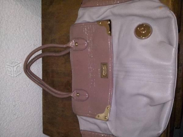 Seminueva amplia bolsa para dama beige 1