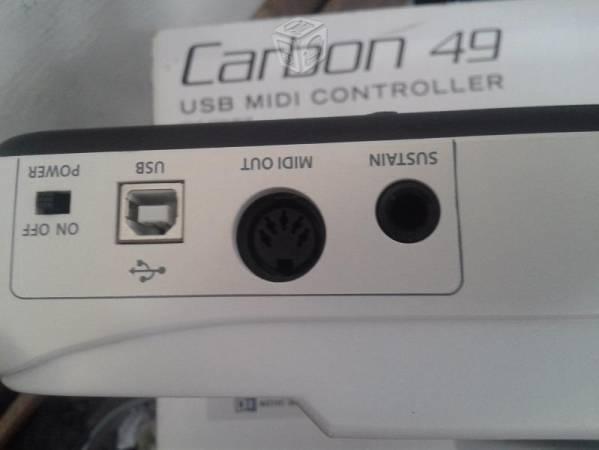 Teclado controlador samson carbon 49