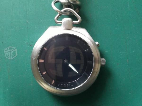 FOSSIL original Big Tic Reloj de Bolsillo Cadena d