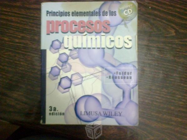 Principios Elementales de los Procesos Quimicos