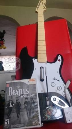 Guitarra inalambrica Rock Band The Beatles Wii